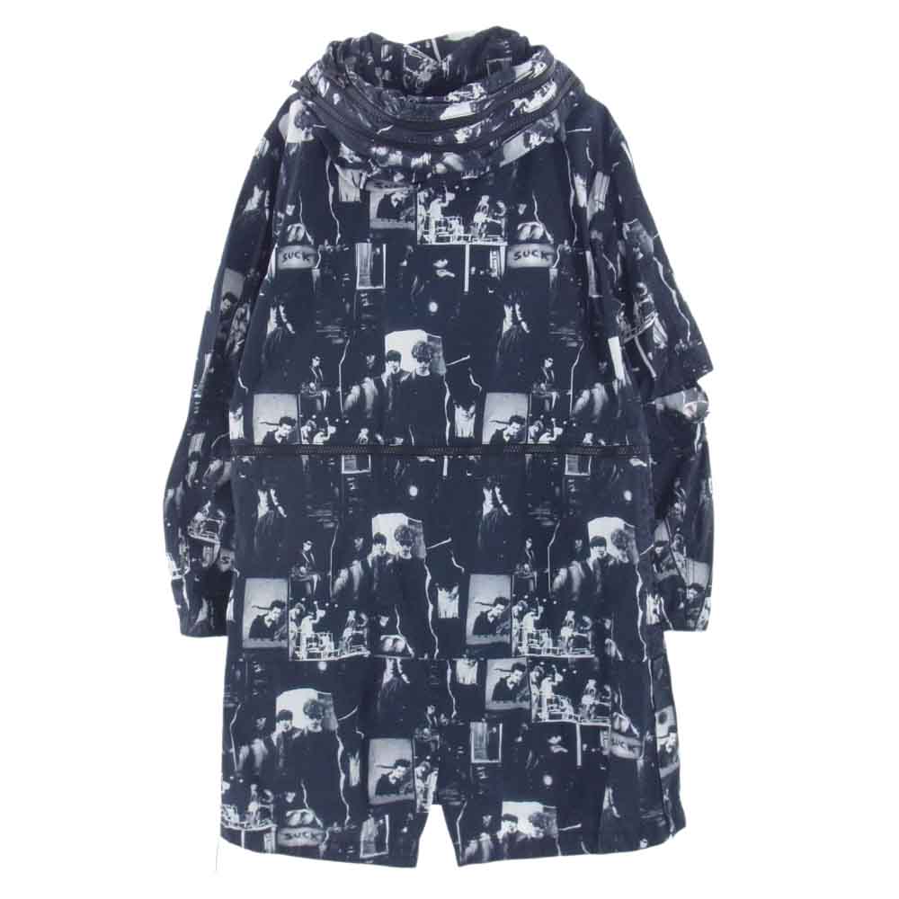 UNDERCOVER アンダーカバー 14SS GODOG期 ジザメリ フォトプリント 総柄 モッズコート 2【中古】