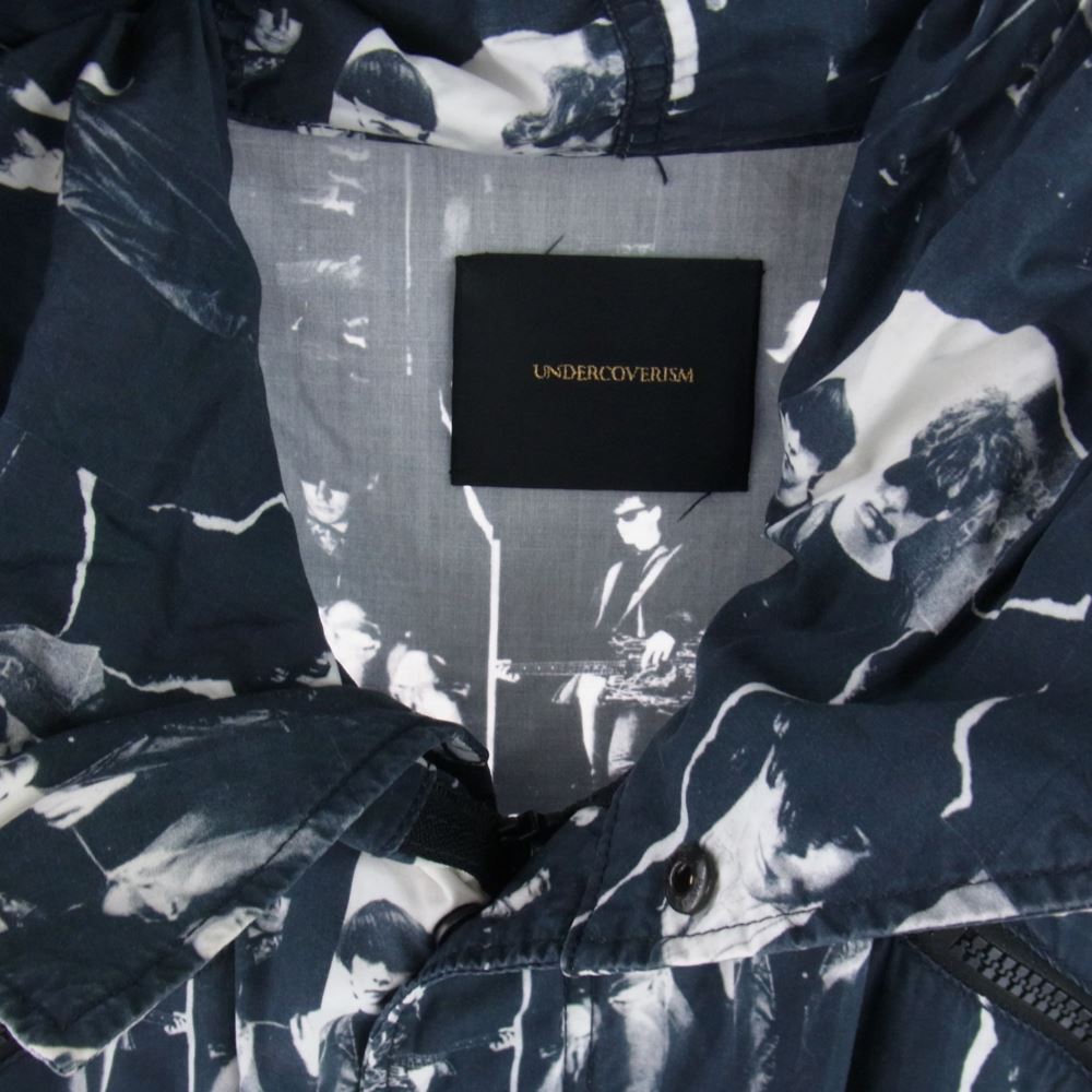 UNDERCOVER アンダーカバー 14SS GODOG期 ジザメリ フォトプリント 総柄 モッズコート 2【中古】