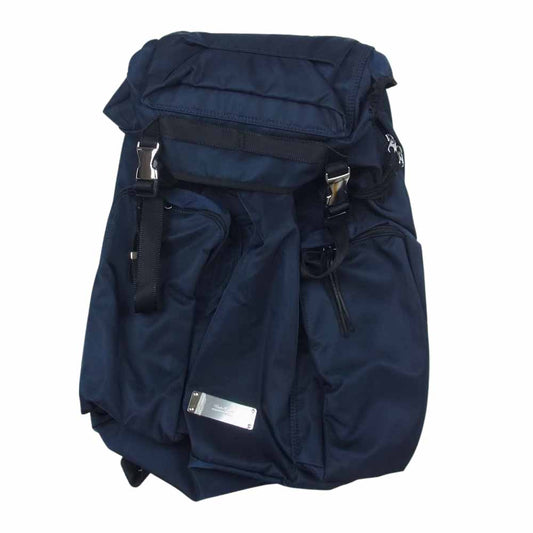 UNDERCOVER アンダーカバー ベーシック ナイロン リュック デイパック ネイビー系【極上美品】【中古】