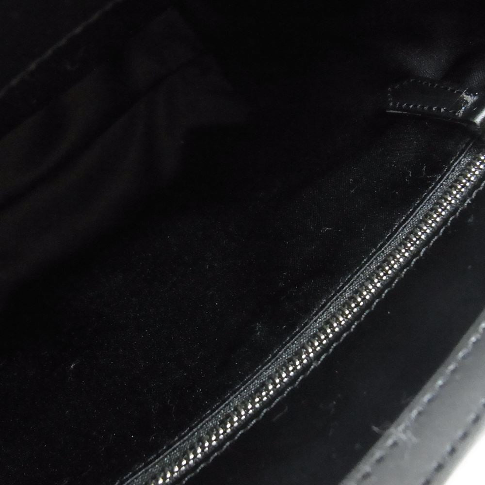 UNDERCOVER アンダーカバー UC1B8B01 クロコ型押し ロゴ レザー 2WAY ミニトート ショルダーバッグ ブラック系【新古品】【未使用】【中古】