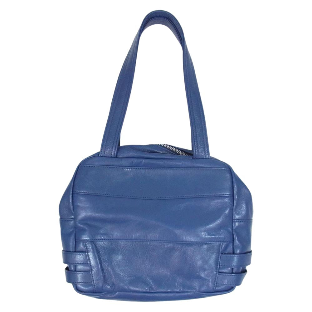 UNDERCOVER アンダーカバー 16SS ライダース レザー ハンドバッグ ブルー系【中古】