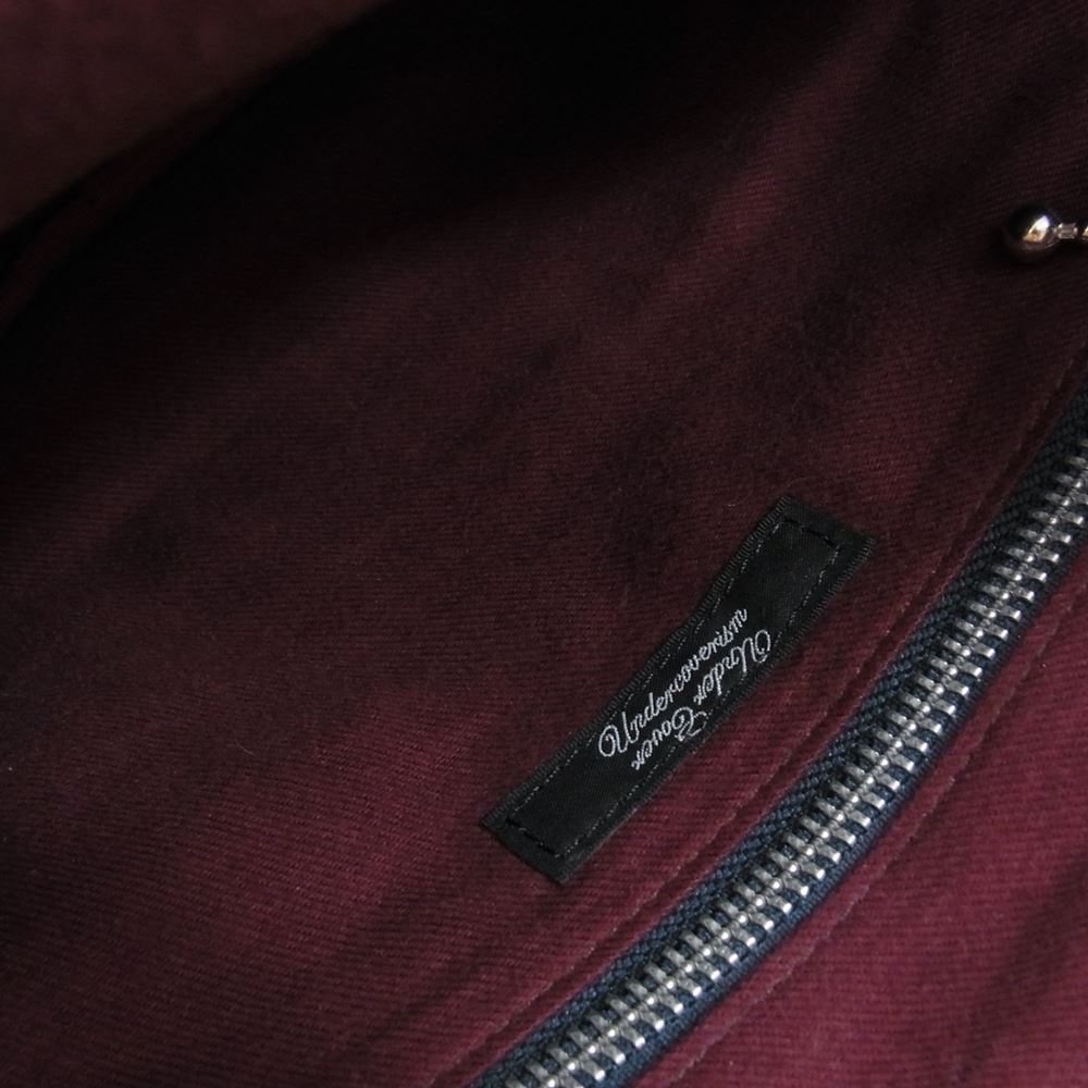 UNDERCOVER アンダーカバー 16SS ライダース レザー ハンドバッグ ブルー系【中古】