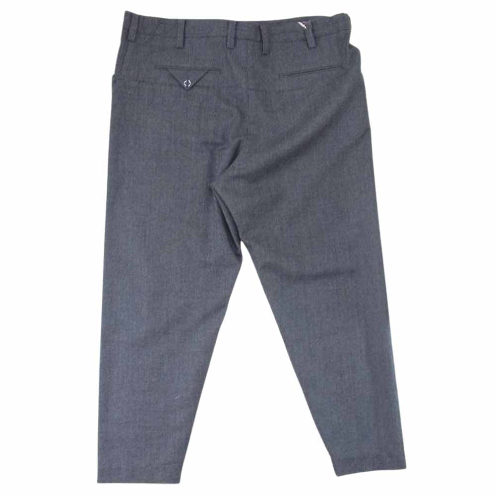 SUNSEA サンシー 19AW 19A42 N.M BRUSHED PANTS ウール スラックス チャコール ブラック チャコール系 2【新古品】【未使用】【中古】
