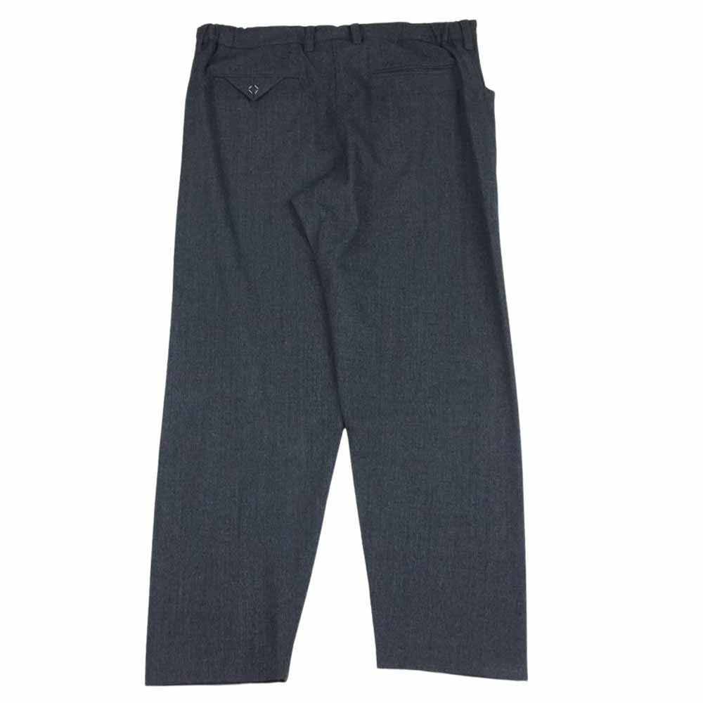 SUNSEA サンシー 19AW 19A43 N.M BRUSHED M2 PANTS ウール スラックス チャコール ブラック ブラック系 チャコール系 2【新古品】【未使用】【中古】
