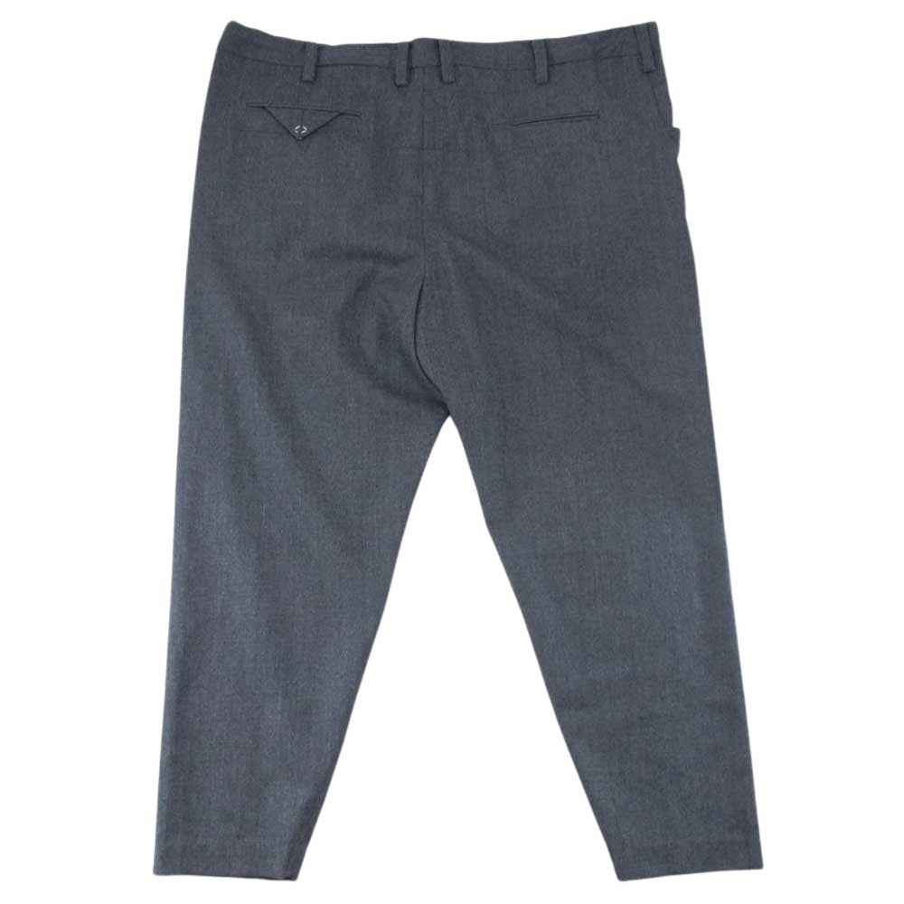 SUNSEA サンシー 19AW 19A42 N.M BRUSHED PANTS ウール スラックス チャコール ブラック チャコール系 3【新古品】【未使用】【中古】
