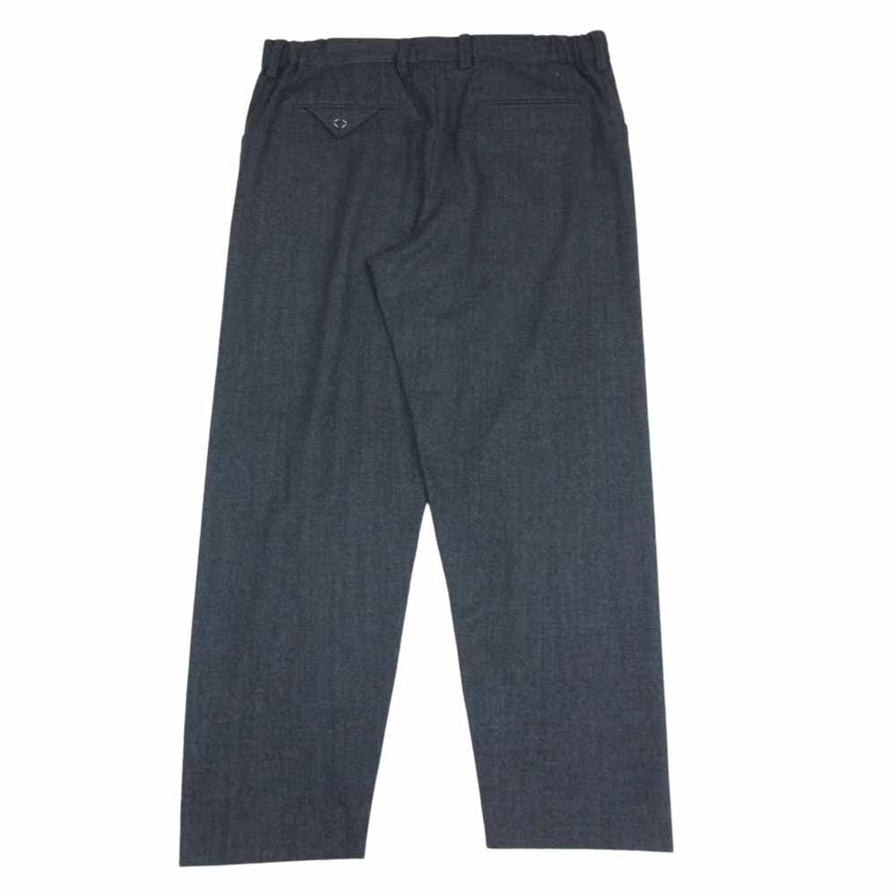 SUNSEA サンシー 19AW 19A43 N.M BRUSHED M2 PANTS ウール スラックス チャコール ブラック ブラック系 チャコール系 2【新古品】【未使用】【中古】