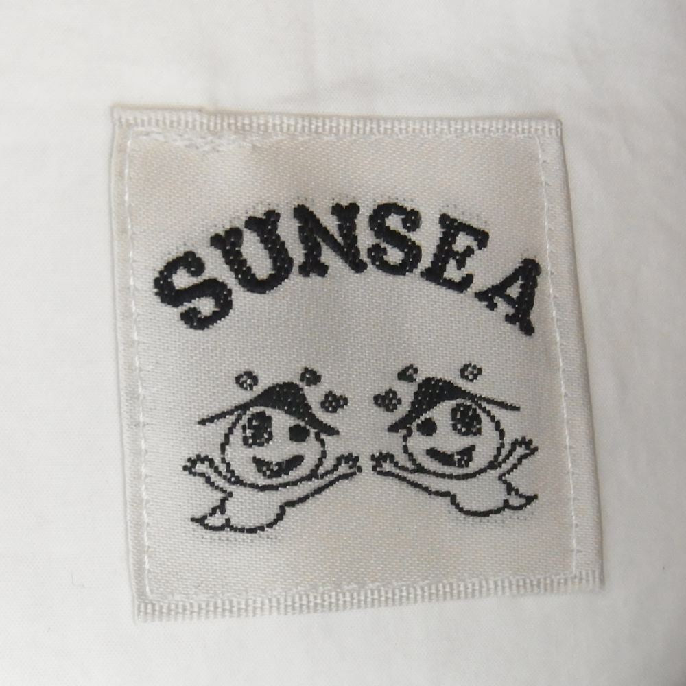 SUNSEA サンシー 18AW 18A36 GUMMI COAT ウール チェスターコート ブラック系 ホワイト系 2【新古品】【未使用】【中古】