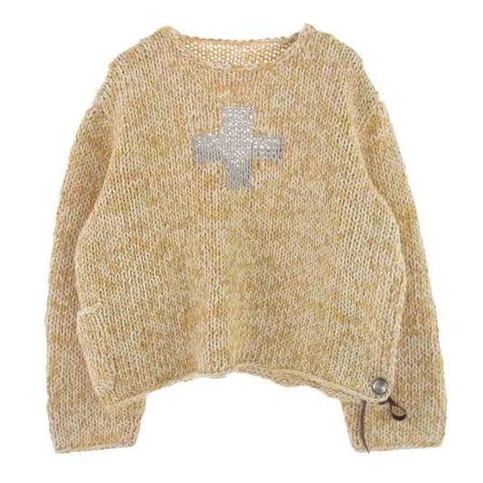 SUNSEA サンシー 22AW 22A52 第八のセーター Yellow Mix ニット イエロー系 3【新古品】【未使用】【中古】