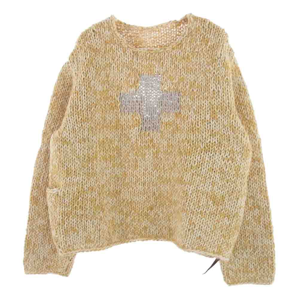 SUNSEA サンシー 22AW 22A52 第八のセーター Yellow Mix ニット イエロー系 2【新古品】【未使用】【中古】