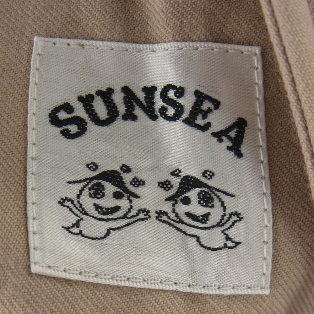 SUNSEA サンシー 21AW 21A38 RIGID WOOL COAT リジット ウール コート ベージュ系 2【新古品】【未使用】【中古】