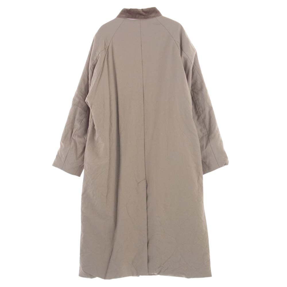 SUNSEA サンシー 21AW 21A38 RIGID WOOL COAT リジット ウール コート ベージュ系 2【新古品】【未使用】【中古】