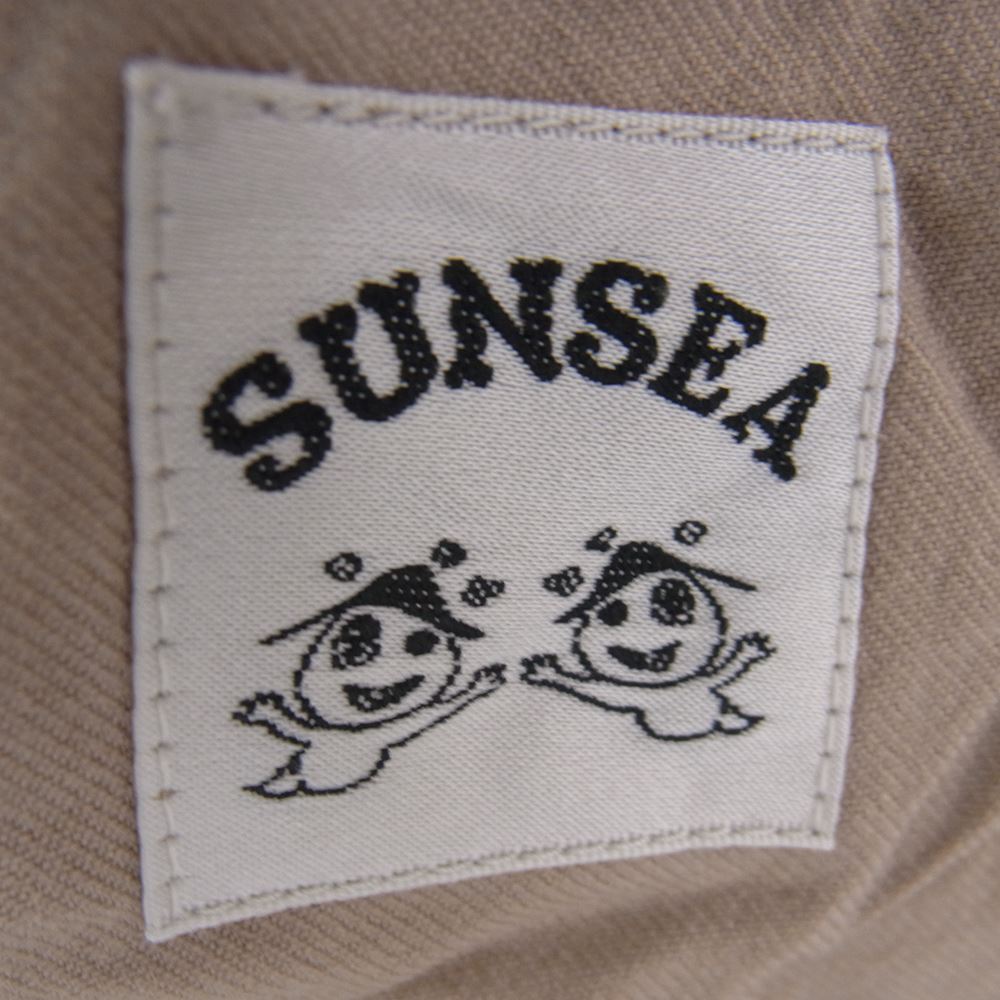 SUNSEA サンシー 21AW 21A38 RIGID WOOL COAT リジット ウール コート ベージュ系 2【新古品】【未使用】【中古】