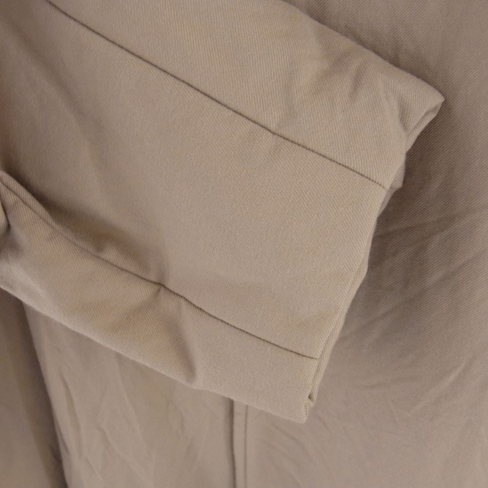 SUNSEA サンシー 21AW 21A38 RIGID WOOL COAT リジット ウール コート ベージュ系 2【新古品】【未使用】【中古】
