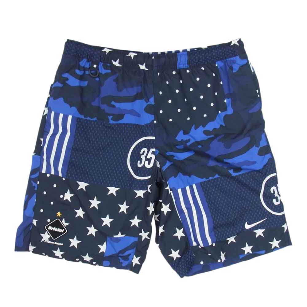 F.C.R.B. エフシーアールビー WOVEN PRACTICE SHORTS ウーブン プラクティス ショーツ ハーフ パンツ ブルー系 M【中古】