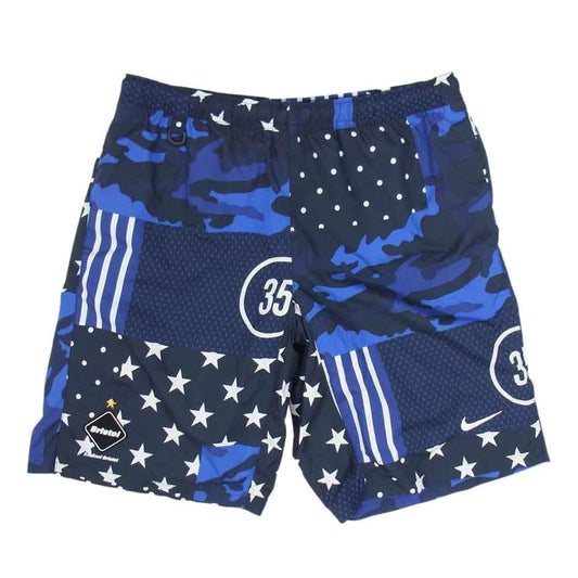 F.C.R.B. エフシーアールビー WOVEN PRACTICE SHORTS ウーブン プラクティス ショーツ ハーフ パンツ ブルー系 M【中古】