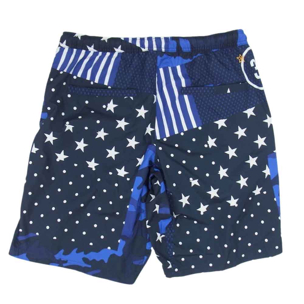F.C.R.B. エフシーアールビー WOVEN PRACTICE SHORTS ウーブン プラクティス ショーツ ハーフ パンツ ブルー系 M【中古】