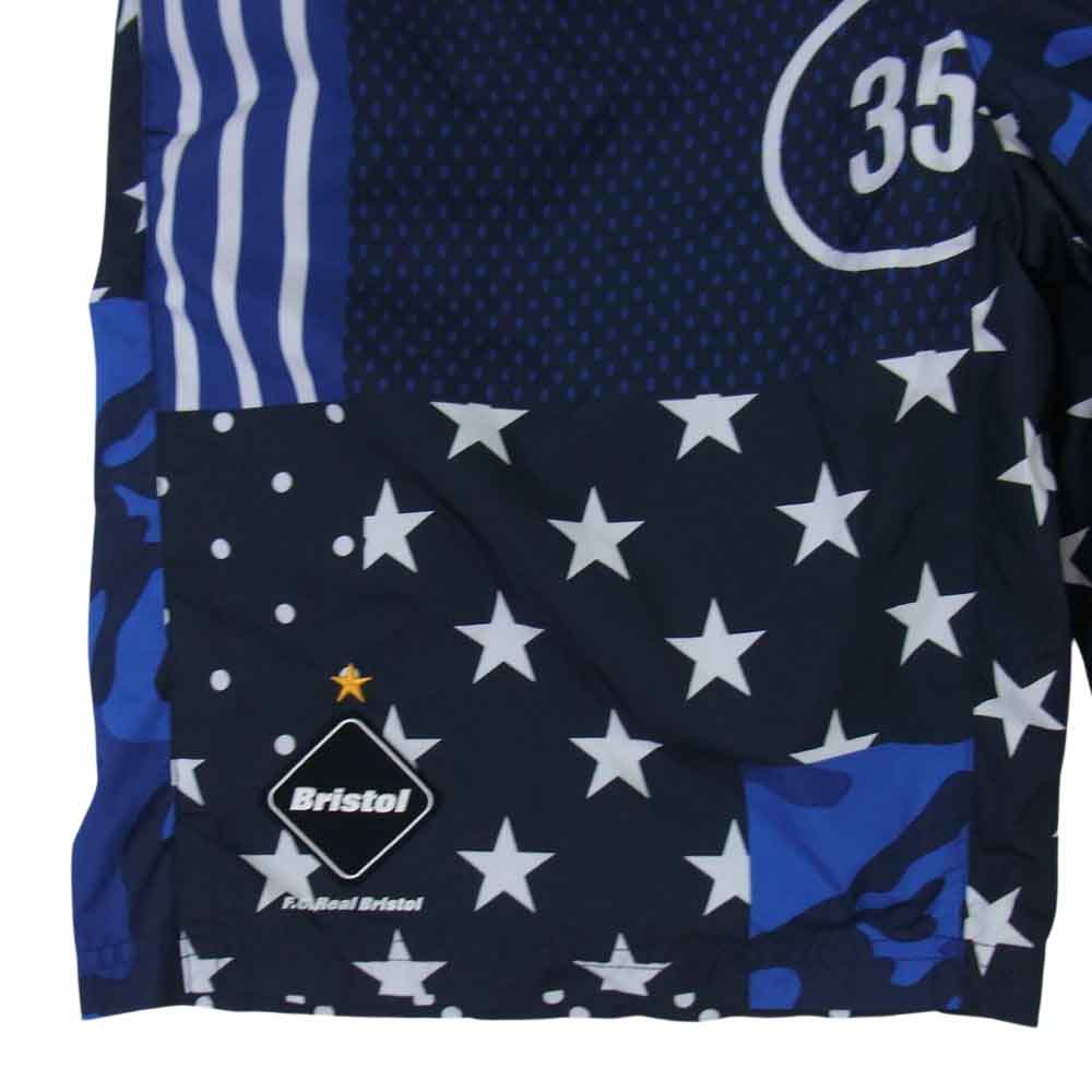 F.C.R.B. エフシーアールビー WOVEN PRACTICE SHORTS ウーブン プラクティス ショーツ ハーフ パンツ ブルー系 M【中古】
