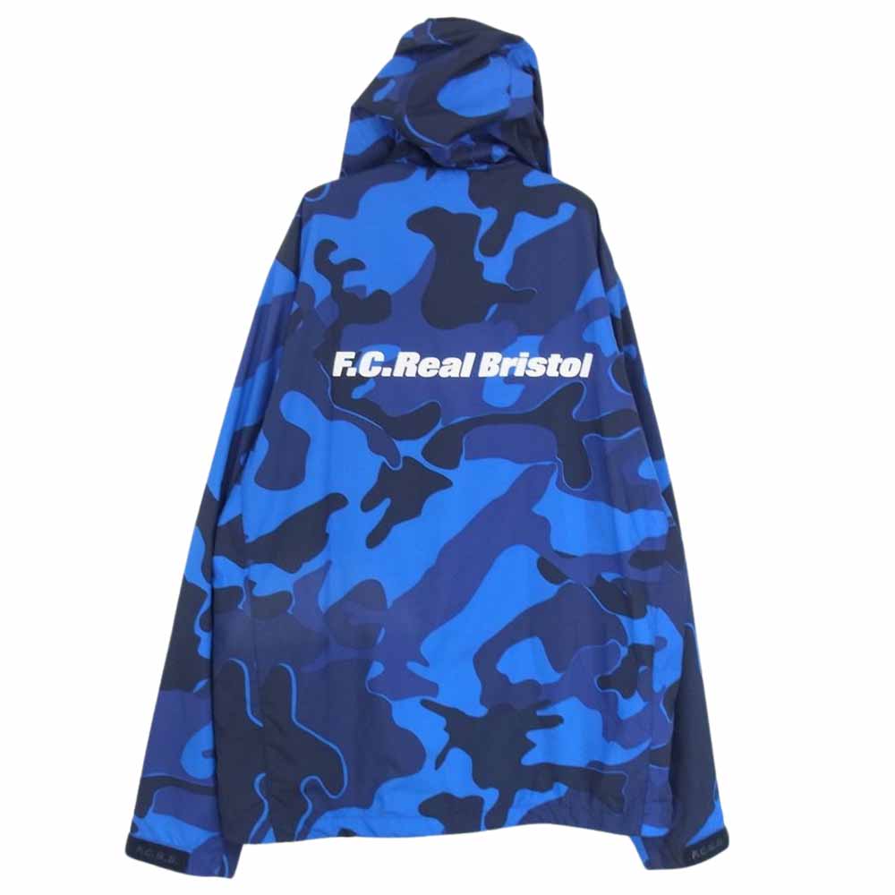 F.C.R.B. エフシーアールビー 640468-400 Camo Practice Jacket カモ プラクティス ナイロン ジャケット ブルー系 M【中古】