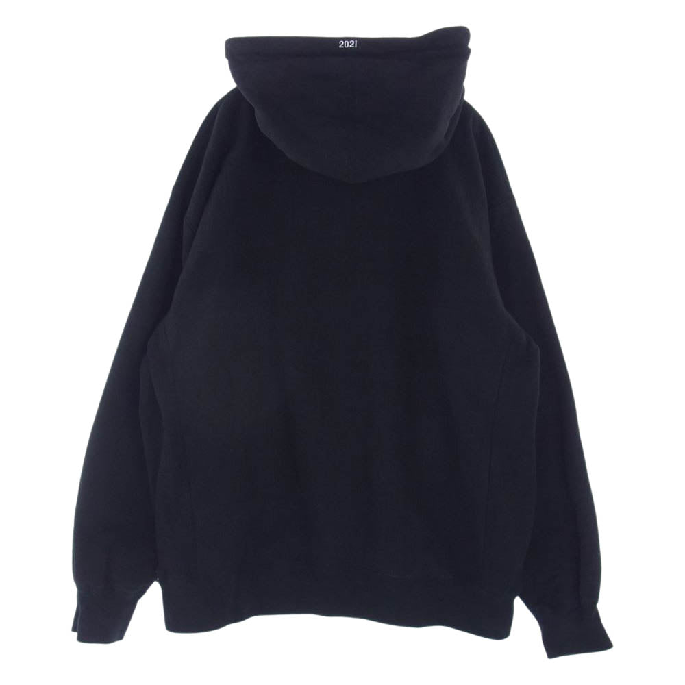 Supreme シュプリーム 21AW  Box Logo Hooded Sweatshirt ボックスロゴ パーカー ブラック系 L【中古】