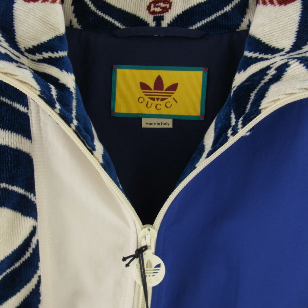 GUCCI グッチ 725493ZALJY9241 adidas アディダス インターロッキングG ＆ トレフォイル ジャケット  マルチカラー系 46【極上美品】【中古】