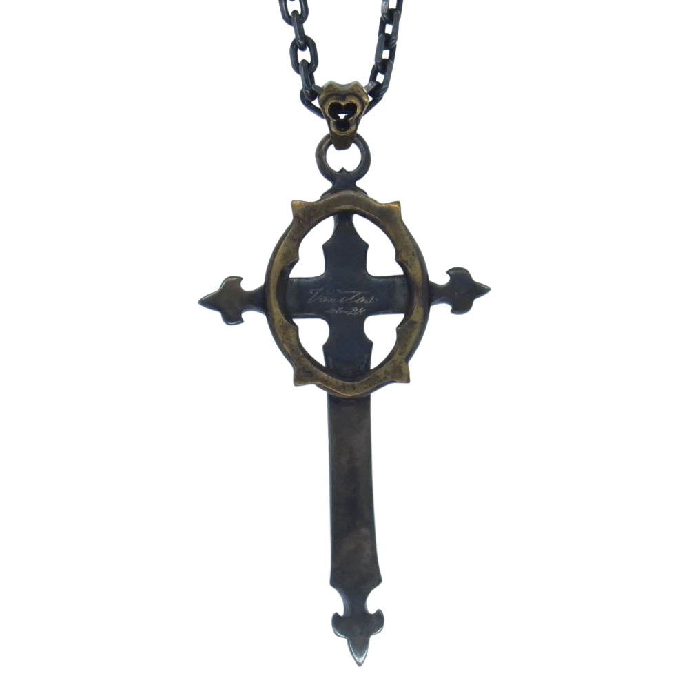 ヴァニタス VN-001 Neckless With chain Silver925 / Brass ネックレス w/ フック チェーン ダガー クロス シルバー925 ブラス シルバー系【中古】