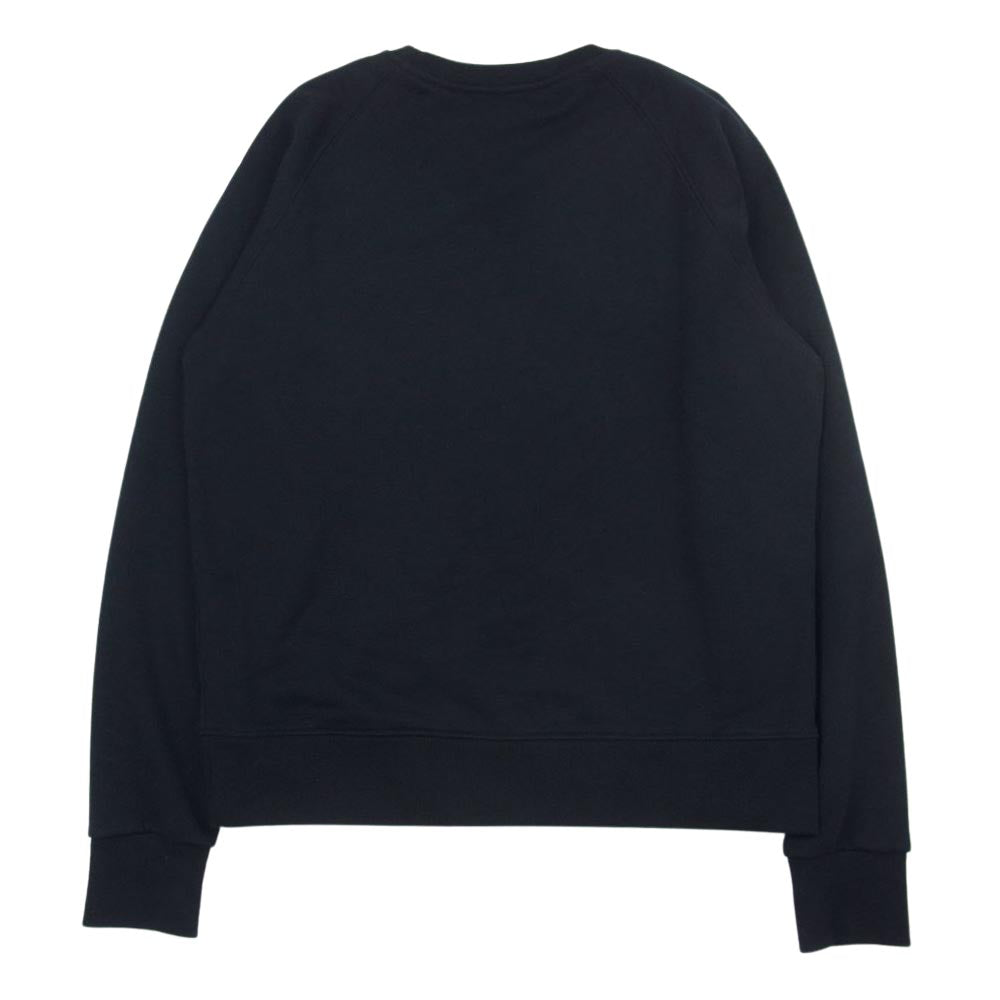 MAISON KITSUNE メゾンキツネ FW00308KM0001 フォックス パッチ トレーナー スウェット ブラック系 L【中古】