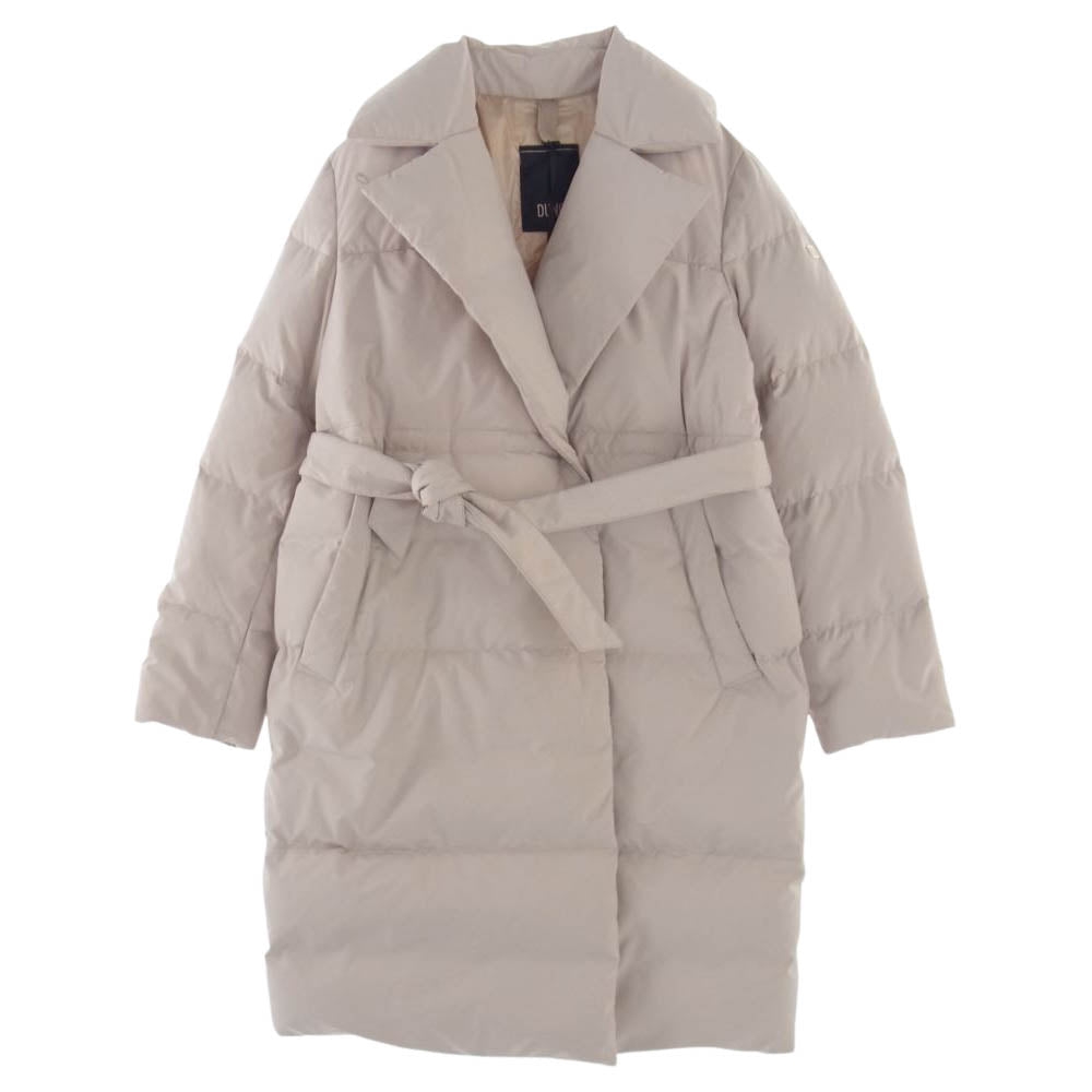 デュノ EMERALD エメラルド ダウン コート ジャケット ベージュ系 42【新古品】【未使用】【中古】