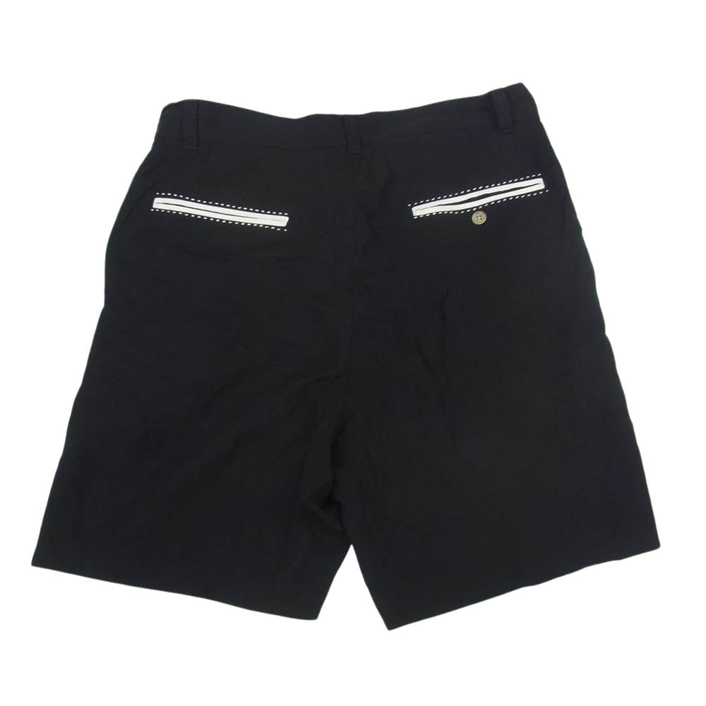 WACKO MARIA ワコマリア リヨセル ショーツ ハーフパンツ ブラック系 S【中古】