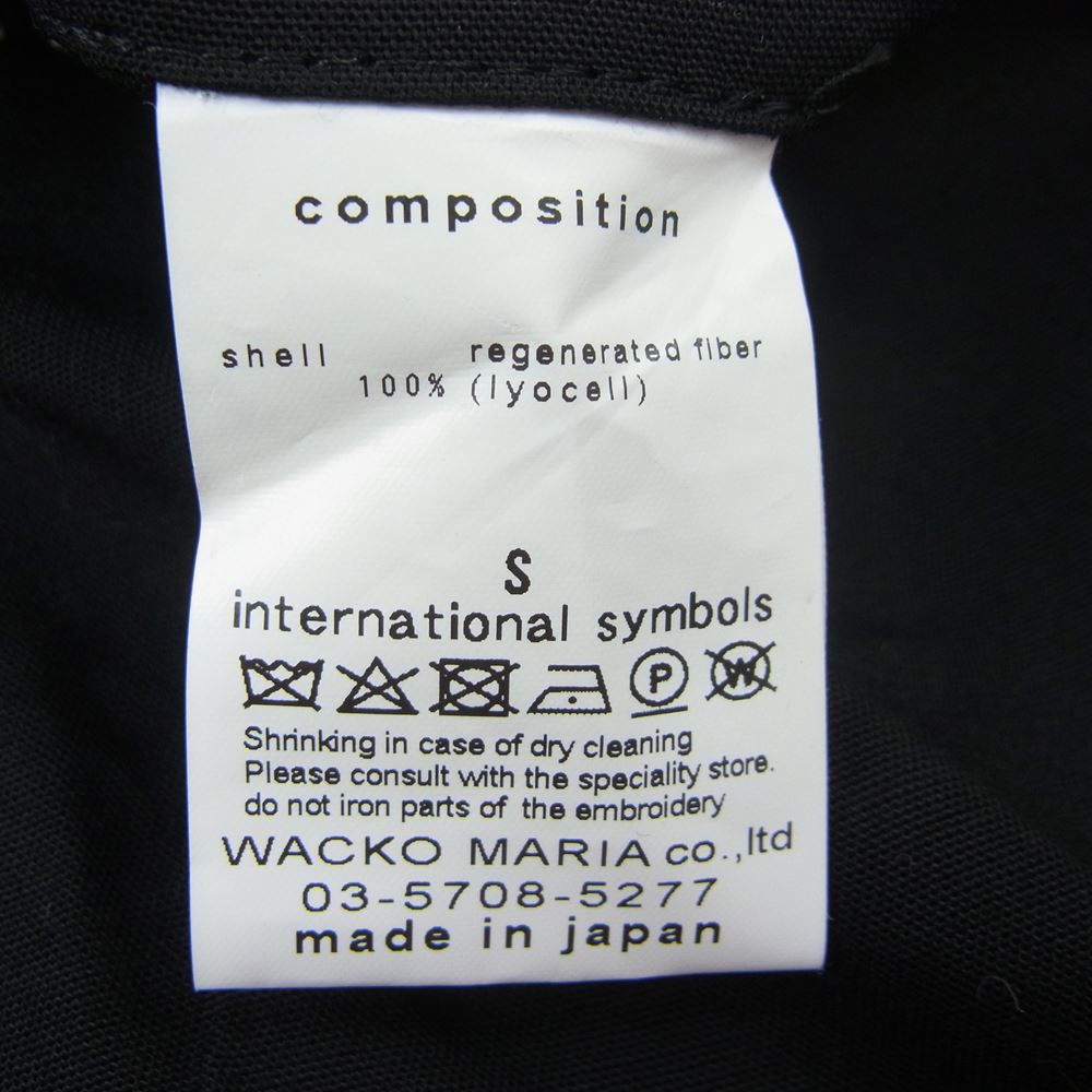 WACKO MARIA ワコマリア リヨセル ショーツ ハーフパンツ ブラック系 S【中古】