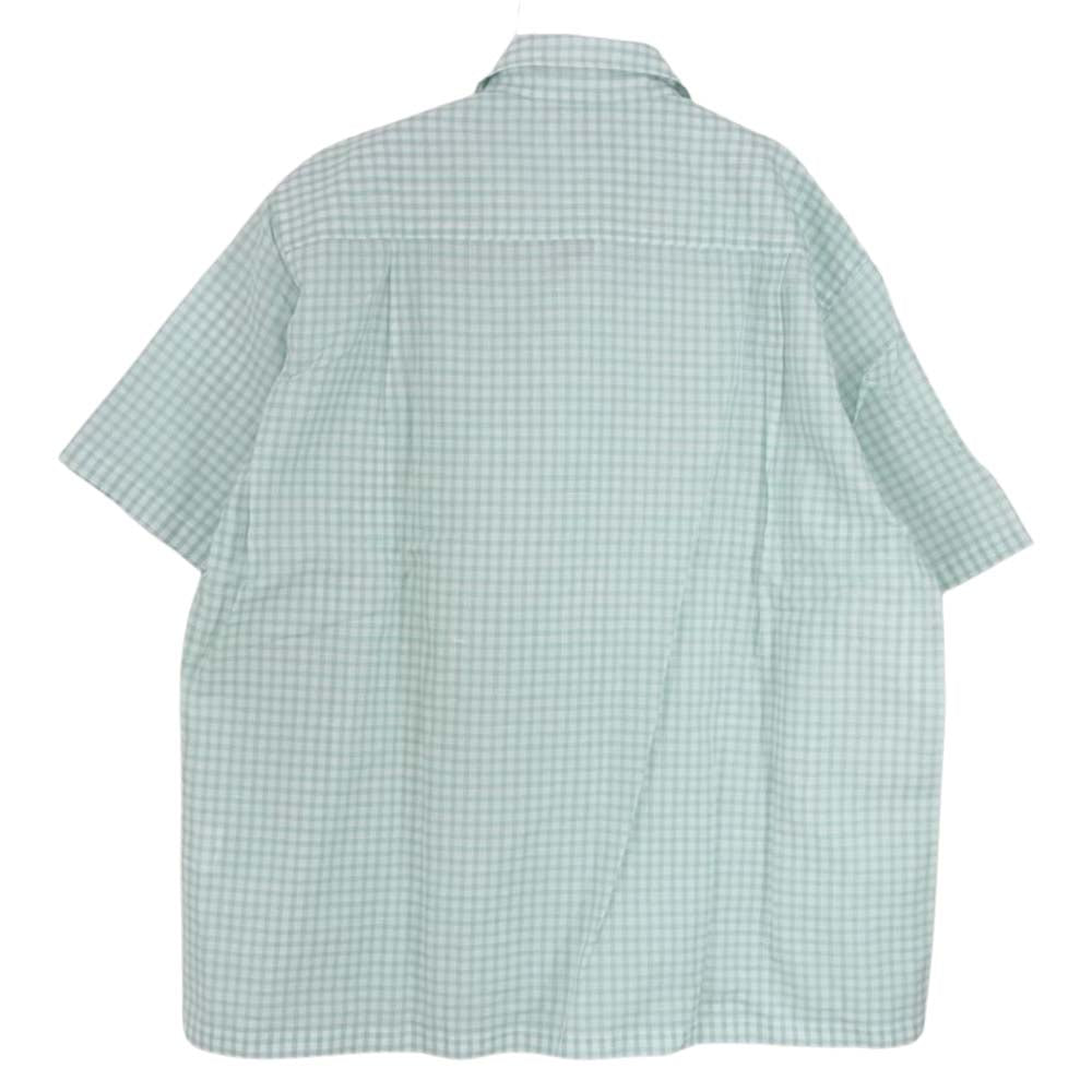 WACKO MARIA ワコマリア ギンガムチェック コットンリネン 半袖シャツ S【中古】