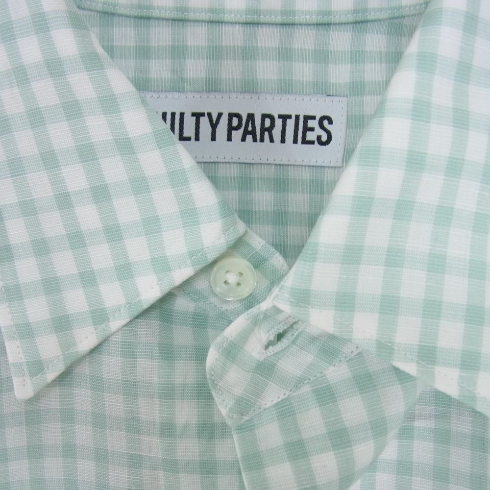 WACKO MARIA ワコマリア ギンガムチェック コットンリネン 半袖シャツ S【中古】