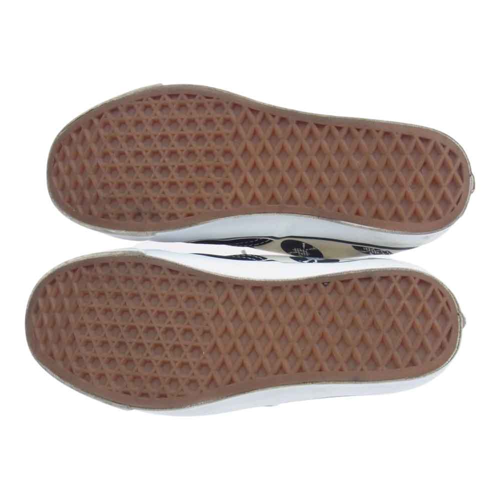 WACKO MARIA ワコマリア VANS OG AUTHENTIC LX バンズ レコード柄 オーセンティック スニーカー ブラック系 ホワイト系【中古】