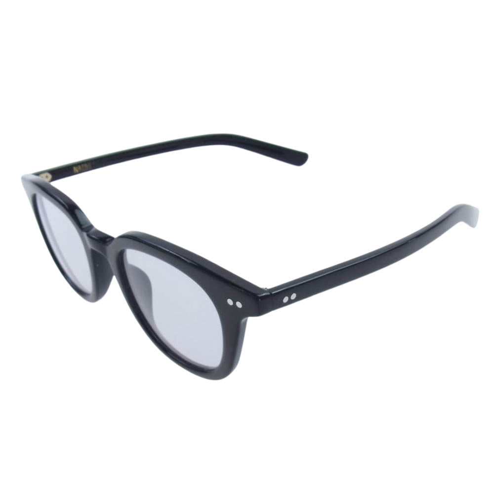 WACKO MARIA ワコマリア NATIVE SONS ネイティブサンズ PL-039E アイウェア 眼鏡 ブラック系 46.2□22.5-144【中古】