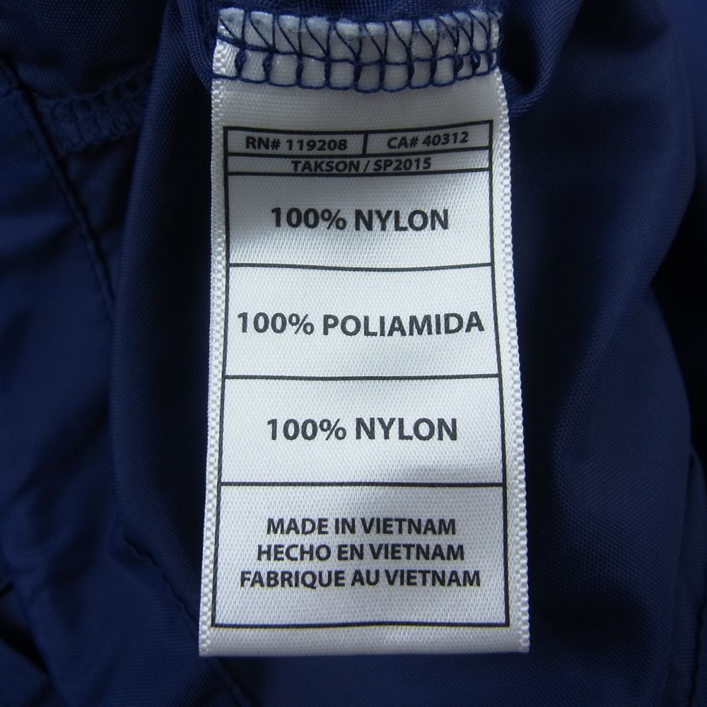 ミッチェルアンドネス ニューヨーク レンジャース ナイロン コーチ ジャケット ネイビー系 L【中古】