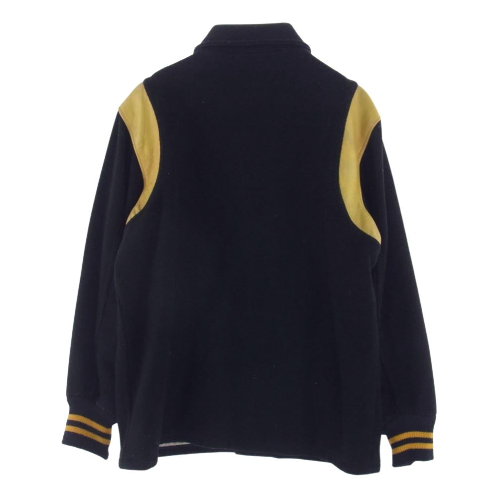 ヴィンテージ 60s KAYE BROS アワード ジャケット スタジャン ブラック系 イエロー系 42【中古】