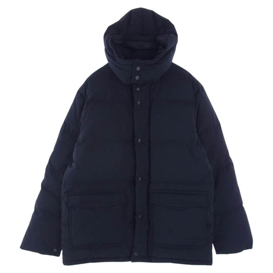 エルイー L'ECHOPPE レショップ STANDARD DOWN ナイロン スタンダード ダウンダウンジャケット ネイビー ダークネイビー系 1【美品】【中古】