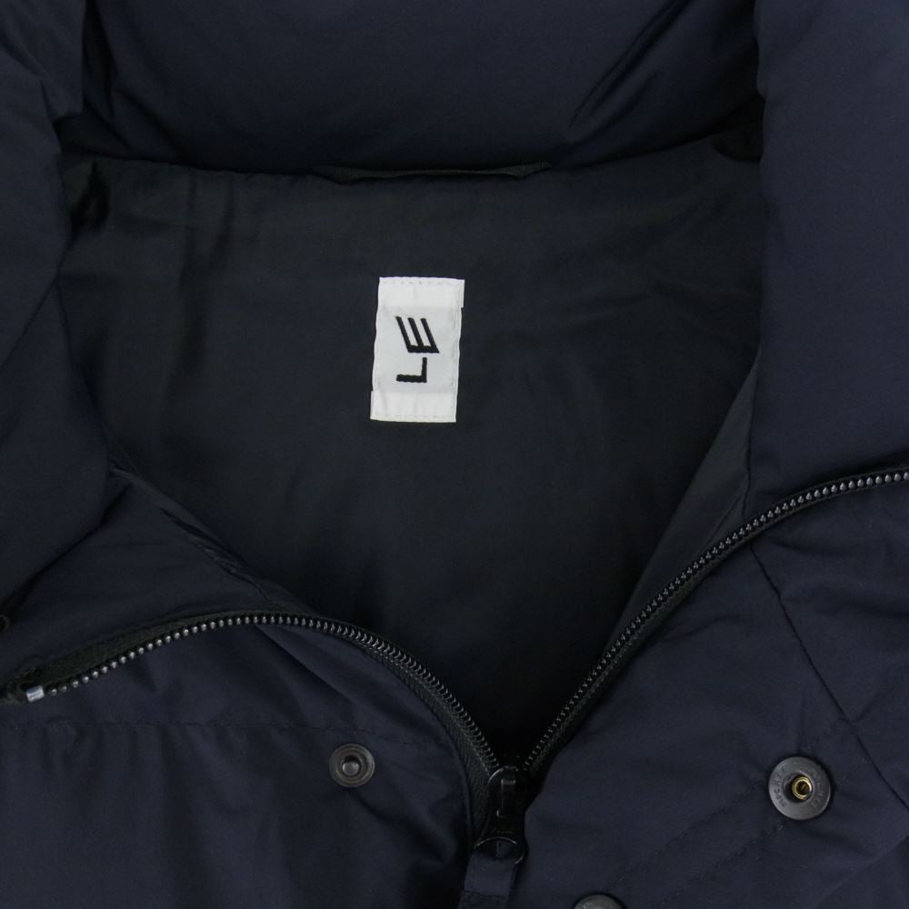 エルイー L'ECHOPPE レショップ STANDARD DOWN ナイロン スタンダード ダウンダウンジャケット ネイビー ダークネイビー系 1【美品】【中古】