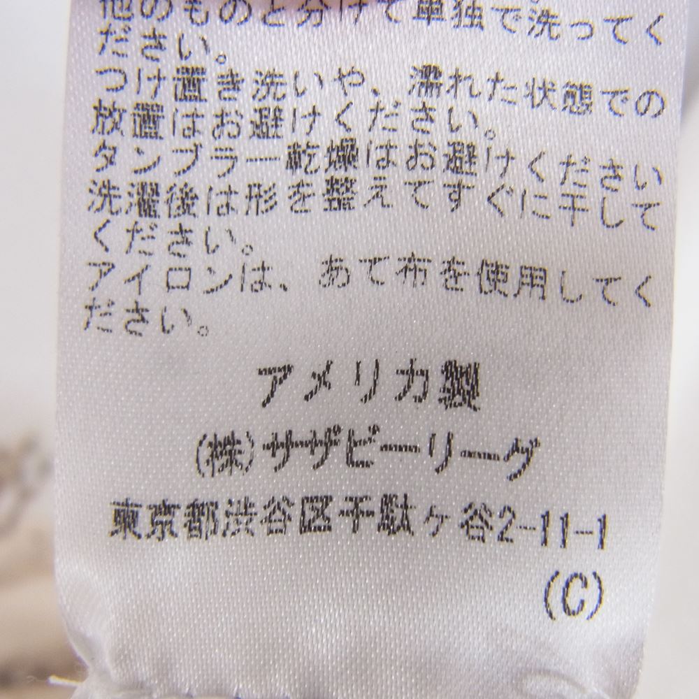 ジョンエリオット プリント プルオーバー パーカー ホワイト系 S【中古】