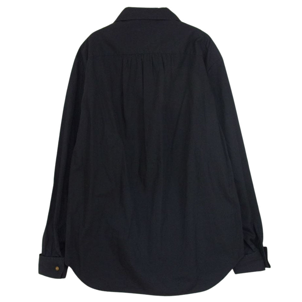 Vivienne WestwoodMAN ヴィヴィアンウエストウッドマン オーブ 刺繍 長袖シャツ ブラック系 3【中古】