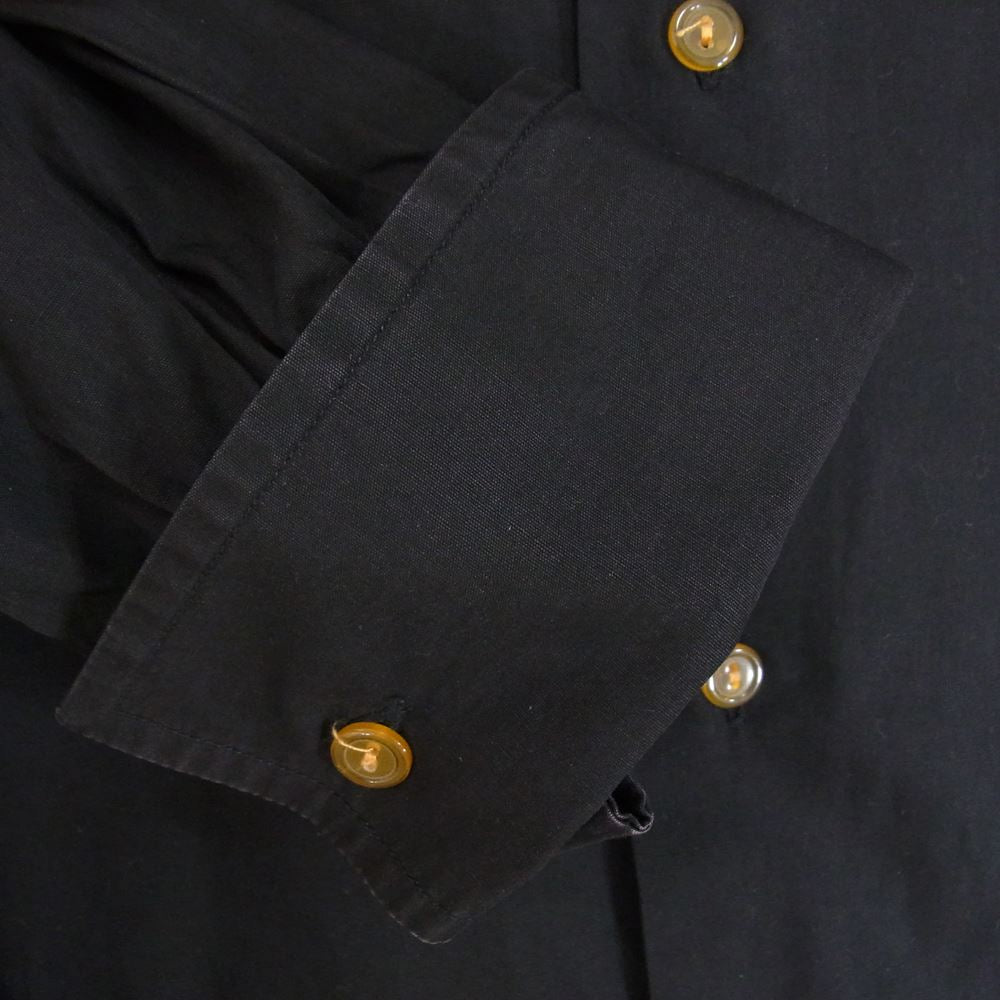 Vivienne WestwoodMAN ヴィヴィアンウエストウッドマン オーブ 刺繍 長袖シャツ ブラック系 3【中古】