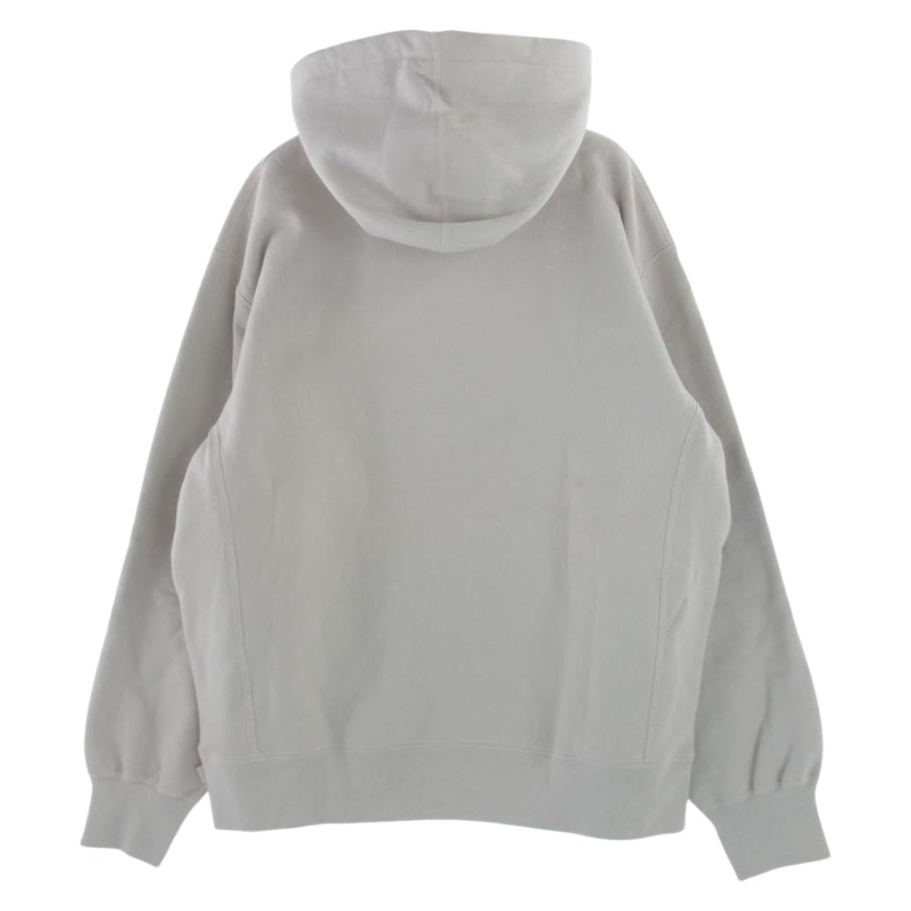 Supreme シュプリーム 21AW Small Box Hooded Sweatshirt スモール ボックスロゴ プルオーバー パーカー ベージュ系 M【極上美品】【中古】