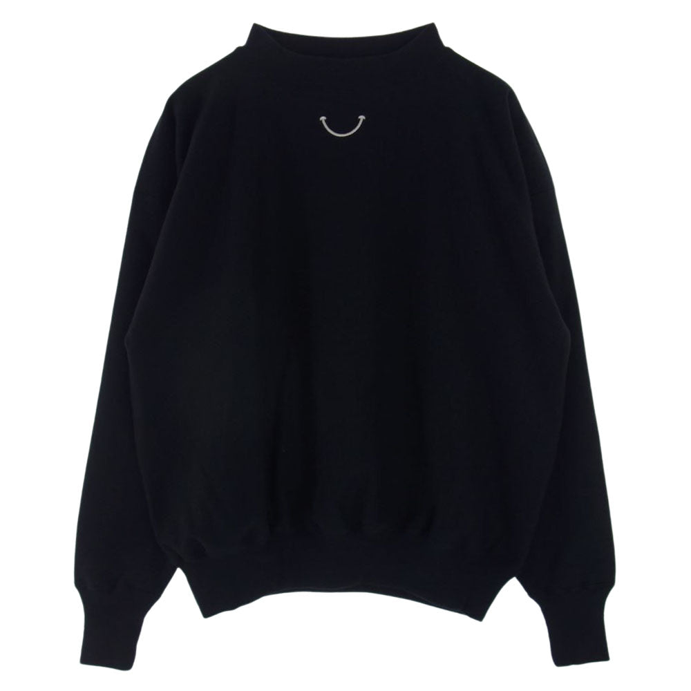 READY MADE レディメイド RE-CO-BK-00-00-246 MOCK NECK SWEAT SHIRT モックネック 長袖 スエット　 ブラック系 M【極上美品】【中古】
