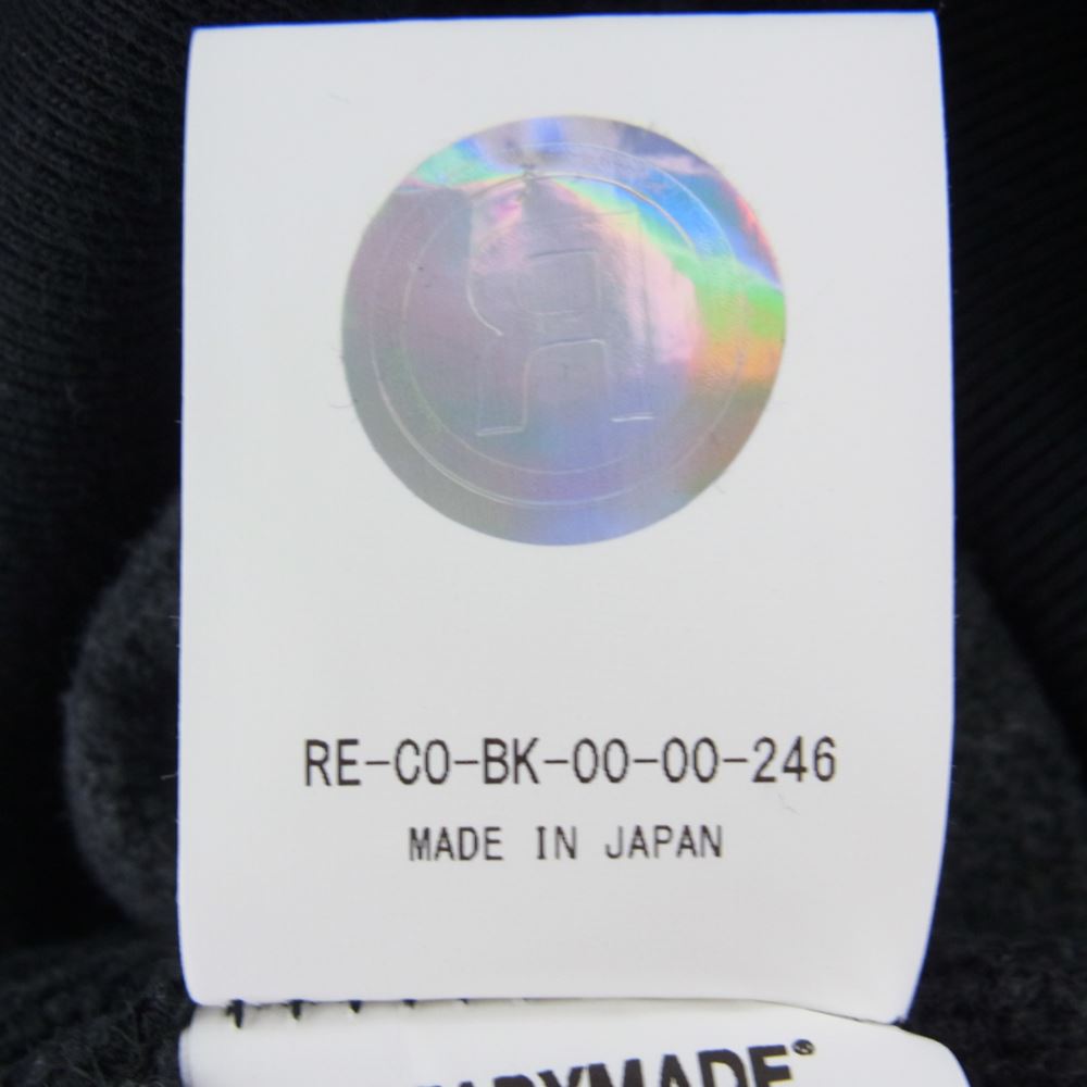 READY MADE レディメイド RE-CO-BK-00-00-246 MOCK NECK SWEAT SHIRT モックネック 長袖 スエット　 ブラック系 M【極上美品】【中古】