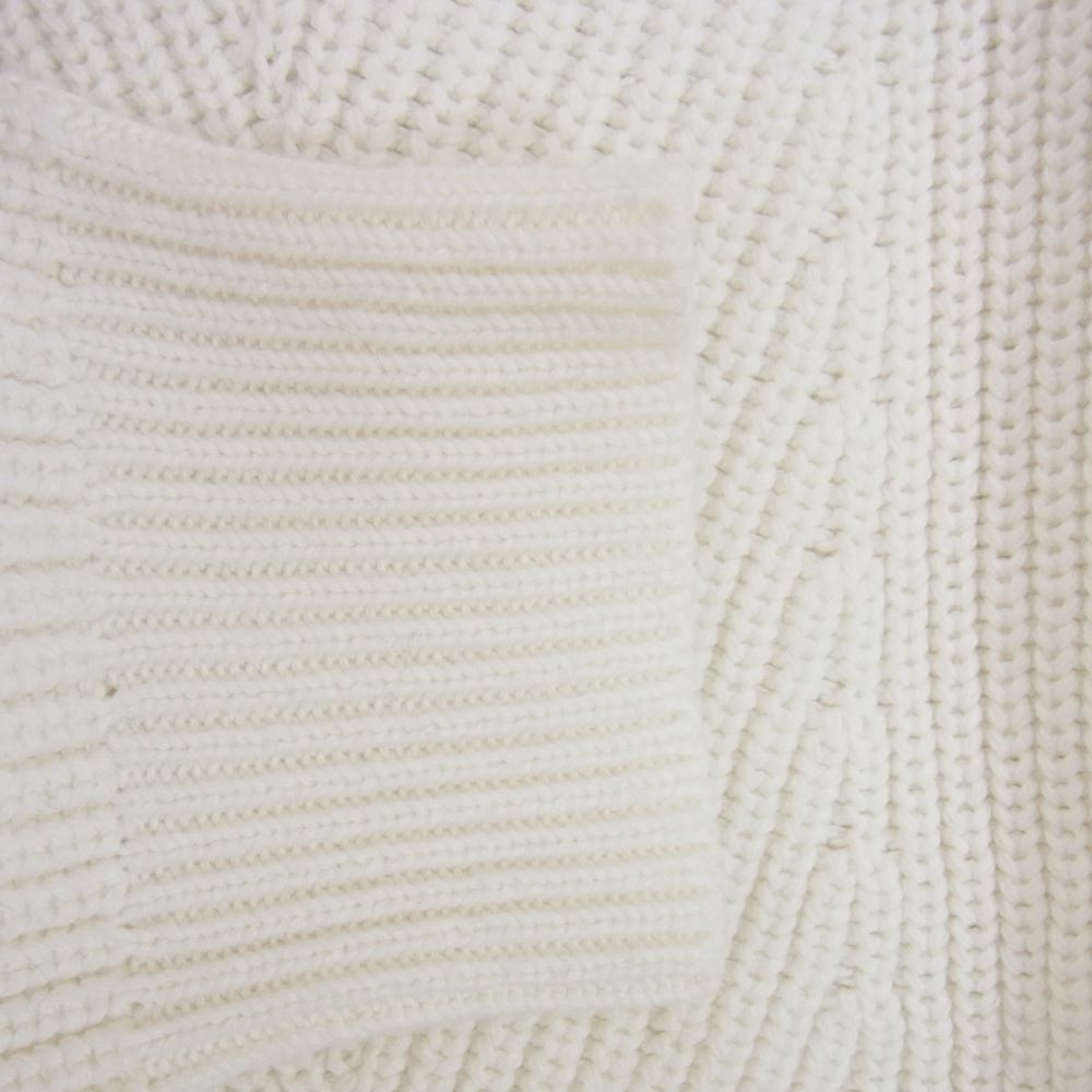 デミリー 9910800047 Chelsea Cotton Sweater 袖アルファベット 刺繍 コットン リブ ニット ホワイト系 M【中古】