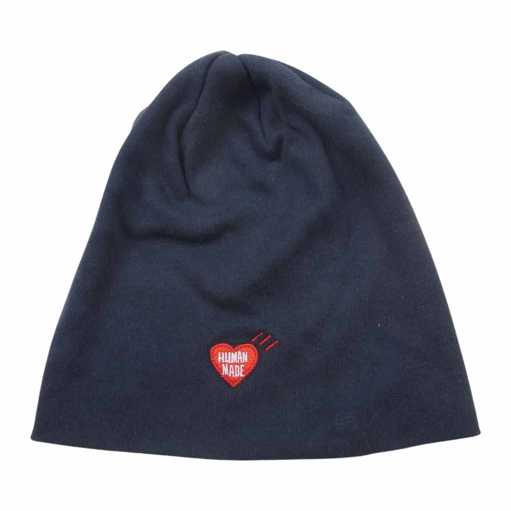 HUMAN MADE ヒューマンメイド ハート ビーニー キャップ 帽子 グレー系【中古】