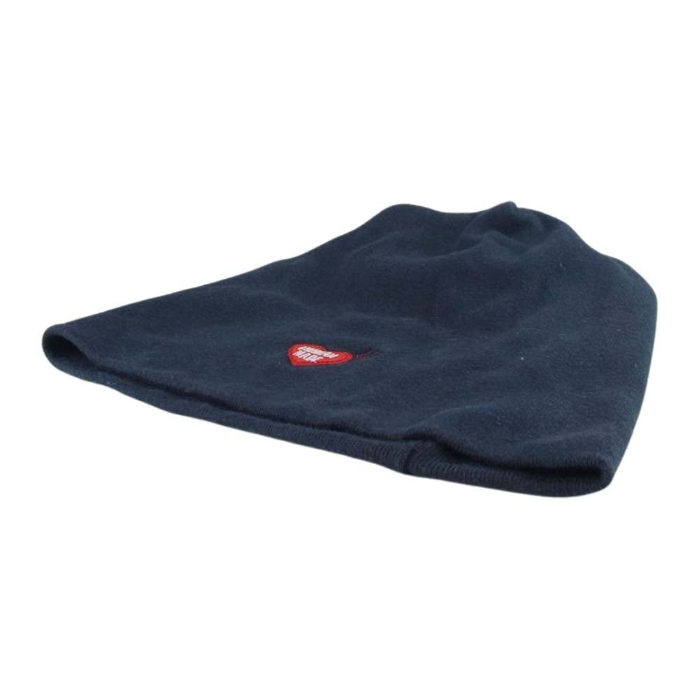 HUMAN MADE ヒューマンメイド ハート ビーニー キャップ 帽子 グレー系【中古】