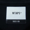 WTAPS ダブルタップス 20SS SCREEN TEE スクリーン バック ロゴ プリント 半袖 Tシャツ ブラック系 03【中古】