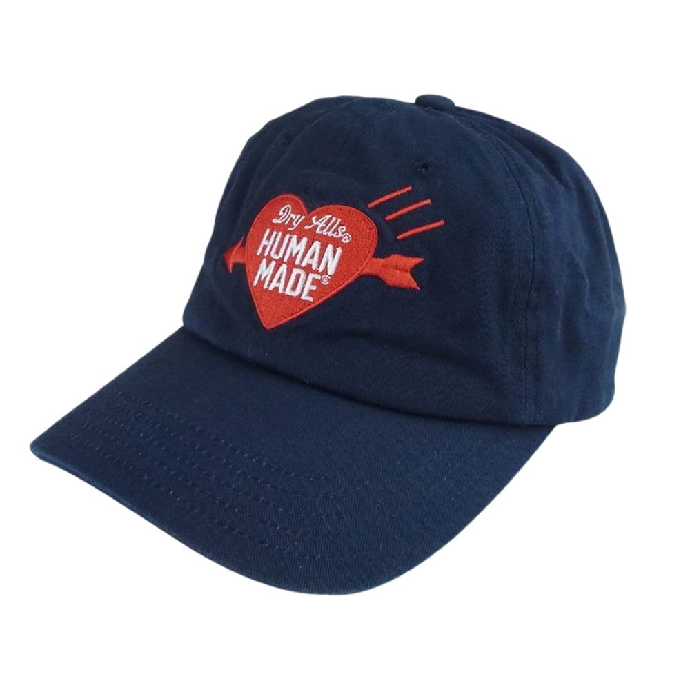 HUMAN MADE ヒューマンメイド ハート キャップ ネイビー系【中古】