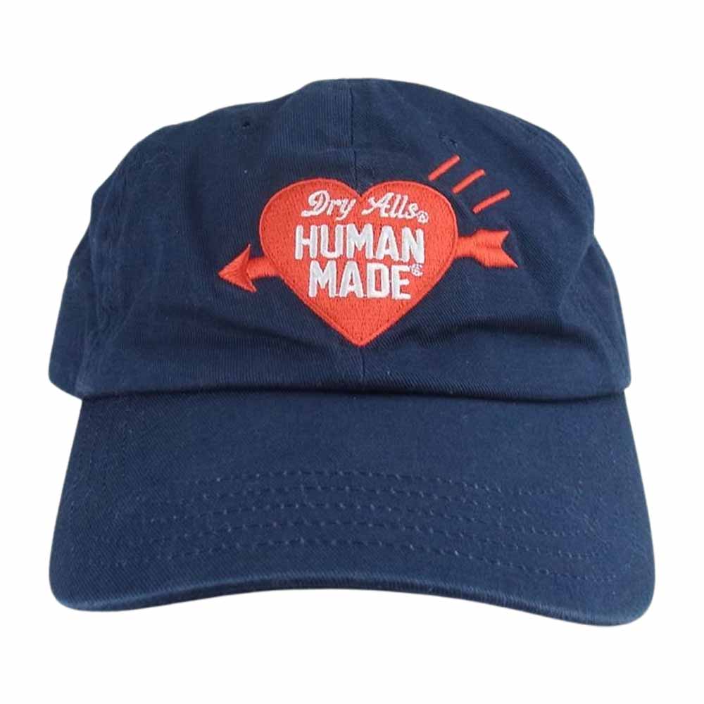 HUMAN MADE ヒューマンメイド ハート キャップ ネイビー系【中古】