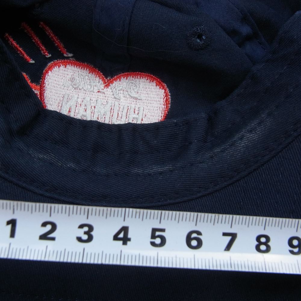 HUMAN MADE ヒューマンメイド ハート キャップ ネイビー系【中古】